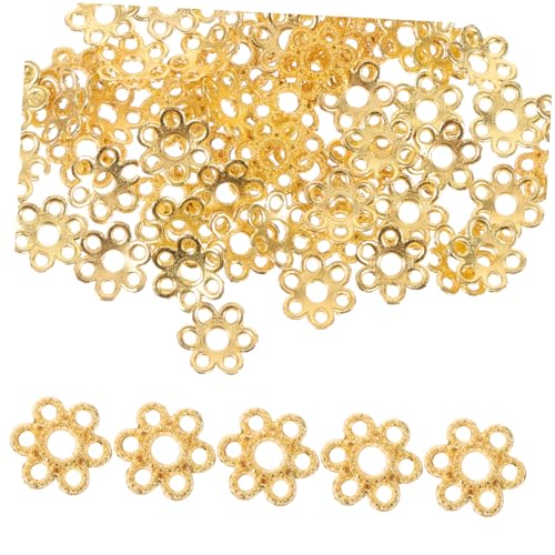 VILLFUL 200 Stück Blumenförmige Perlenkappen Legierung Diy-schmuckherstellung Perlenkappen Armbänder Ohrringe Halsketten Schmuckzubehör von VILLFUL