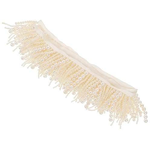 VILLFUL Perlenquastenspitze, Perlenquasten, Perlenkette Für Kleidung, Perlenbesatz Für Dekoration, Kleidungsquaste, Kleidungsperlenbesatz, Dekoration, Kleidungsbedarf, VILLFUL Perlenquastenspitze, Perlenquasten, Perlenkette Für Kleidung, Perlenbesatz Für Dekoration, Kleidungsquaste, Kleidungsperlenbesatz, Dekoration, Kleidungsbedarf, von VILLFUL
