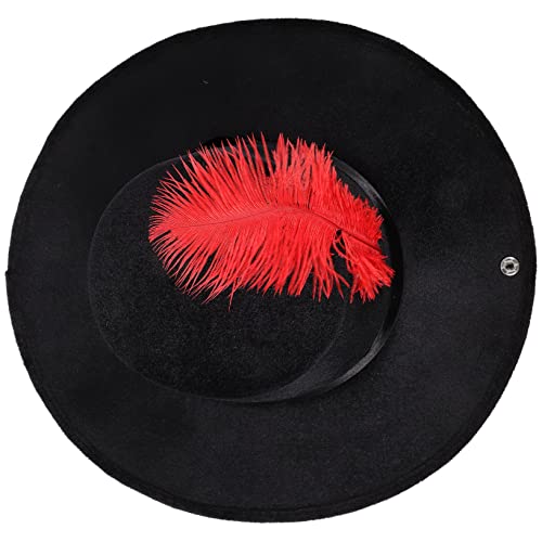 VILLFUL Piraten Hut mit Federn Kreative Kostüm Party Kopfbedeckung für Herren Karneval Fasching Cosplay Accessoire für Rollenspiele und Mottopartys VILLFUL Piraten Hut mit Federn Kreative Kostüm Party Kopfbedeckung für Herren Karneval Fasching Cosplay Accessoire für Rollenspiele und Mottopartys von VILLFUL