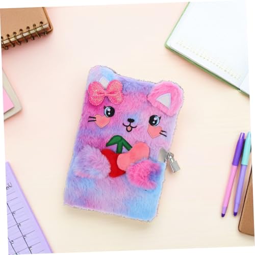 VILLFUL Plüsch Katze Tagebuch mit Schloss und Schlüsseln Kuscheliges Notizbuch für Mädchen Niedliches Tier Plüsch Tagebuch für Schule und Alltag für Katzenliebhaber VILLFUL Plüsch Katze Tagebuch mit Schloss und Schlüsseln Kuscheliges Notizbuch für Mädchen Niedliches Tier Plüsch Tagebuch für Schule und Alltag für Katzenliebhaber von VILLFUL