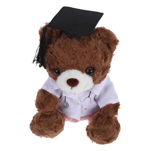 VILLFUL Plüsch für Absolventen Süßes Kuscheltier für Medizinstudenten und Gesundheitsprofis zur Abschlussfeier mit Outfit VILLFUL Plüsch für Absolventen Süßes Kuscheltier für Medizinstudenten und Gesundheitsprofis zur Abschlussfeier mit Outfit von VILLFUL