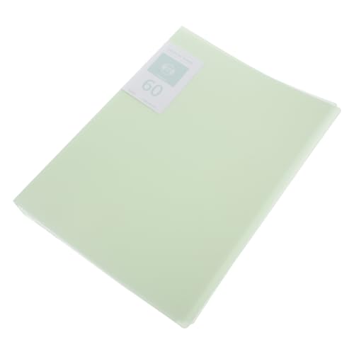 VILLFUL Präsentationsbuch mit Transparente Datei Organizer für Grußkarten Dokumente und Kunstwerke Vielseitige Aufbewahrungslösung für Büro und Zuhause von VILLFUL