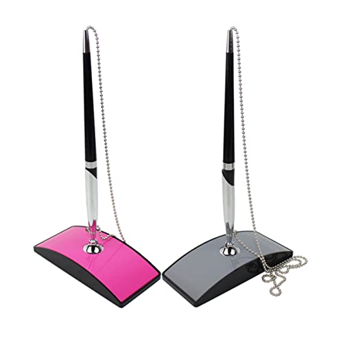 VILLFUL Premium Kugelschreiber mit Selbstklebender Basis Starker Stift für Büro Schule und Hotel für und Einzelhändler Schwarze Farbe Zufällige Basisfarbe von VILLFUL