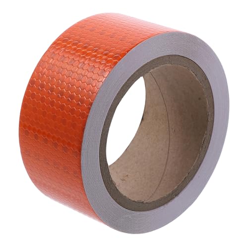 VILLFUL Reflektierendes PVC Klebeband Orange Hochsichtbar Sicherheitswarnband mit Selbstklebender Rückseite Witterungsbeständig Für Fahrzeuge Anhänger Fahrräder Outdoor nachtschutz VILLFUL Reflektierendes PVC Klebeband Orange Hochsichtbar Sicherheitswarnband mit Selbstklebender Rückseite Witterungsbeständig Für Fahrzeuge Anhänger Fahrräder Outdoor nachtschutz von VILLFUL