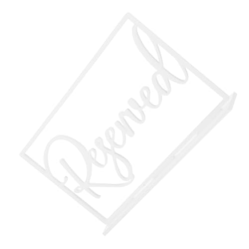 VILLFUL Reserviert Tischschild Weiß Vielseitig für Hochzeit Restaurant Büro Langlebiges Design für Effiziente Sitzplatzreservierung und Tischkärtchen Beschriftung VILLFUL Reserviert Tischschild Weiß Vielseitig für Hochzeit Restaurant Büro Langlebiges Design für Effiziente Sitzplatzreservierung und Tischkärtchen Beschriftung von VILLFUL