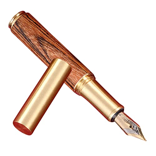 VILLFUL Vintage Messing Stift Kalligrafie-füllfederhalter Retro-schreibstift Kleiner Füllfederhalter Holzstift Mit Feiner Spitze VILLFUL Vintage Messing Stift Kalligrafie-füllfederhalter Retro-schreibstift Kleiner Füllfederhalter Holzstift Mit Feiner Spitze von VILLFUL