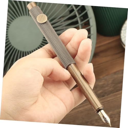 VILLFUL Retro Mini Messing Füllfederhalter Spitze Tragbarer Kalligraphie und Schreibstift Für Studenten Künstler Büro Schule Langlebig Elegant VILLFUL Retro Mini Messing Füllfederhalter Spitze Tragbarer Kalligraphie und Schreibstift Für Studenten Künstler Büro Schule Langlebig Elegant von VILLFUL