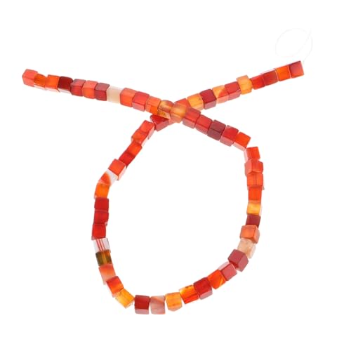 VILLFUL Rote Quarz Würfelperlen Quadratische Abstandshalter für Schmuckherstellung DIY Spacer Beads für Armbänder Halsketten Basteln Vielseitig Verwendbar VILLFUL Rote Quarz Würfelperlen Quadratische Abstandshalter für Schmuckherstellung DIY Spacer Beads für Armbänder Halsketten Basteln Vielseitig Verwendbar von VILLFUL