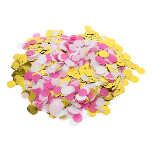 VILLFUL Runde Konfetti für Ballons Dekorative Papierstreuung für Hochzeiten Geburtstagsfeiern und Partys Roségold pro Packung für Kreative Veranstaltungen und Feierlichkeiten von VILLFUL
