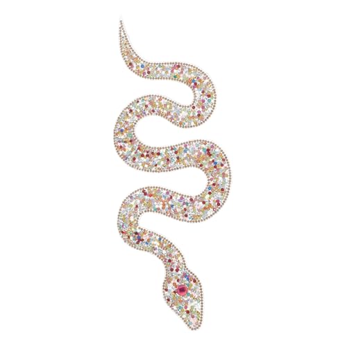 VILLFUL Schlangen Rhinestone Applikation Funkelnder Kristall Patch für Kleidung Schuhe Hüte und Taschen Diy Dekoration mit Langlebigen Strasssteinen für Kreative Gestaltungen VILLFUL Schlangen Rhinestone Applikation Funkelnder Kristall Patch für Kleidung Schuhe Hüte und Taschen Diy Dekoration mit Langlebigen Strasssteinen für Kreative Gestaltungen von VILLFUL
