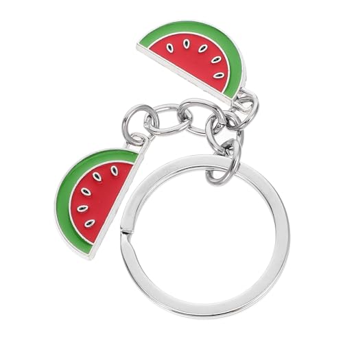 VILLFUL Schlüsselanhänger, Wassermelonen Schlüsselring, Hübscher Schlüsselanhänger, Dekoration, Wassermelonen Frucht Schlüsselanhänger, Wassermelonen Anhänger, Modischer von VILLFUL