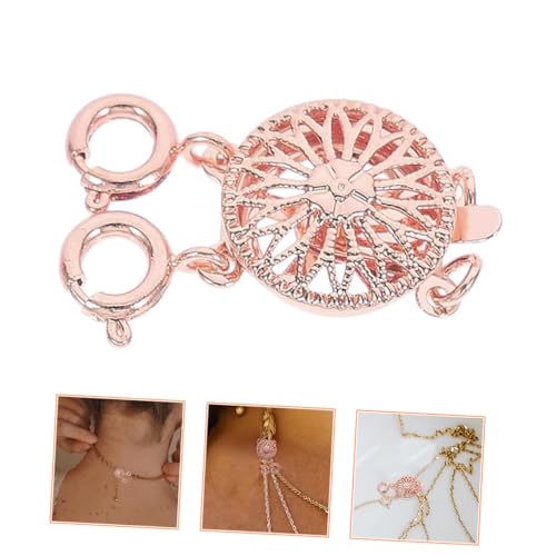 VILLFUL Schmuckverbinder Layering Verschluss Roségold für Mehrschichtige Halsketten DIY Schmuckherstellung Vielseitig Einsetzbar für Individuelle Kettengestaltung VILLFUL Schmuckverbinder Layering Verschluss Roségold für Mehrschichtige Halsketten DIY Schmuckherstellung Vielseitig Einsetzbar für Individuelle Kettengestaltung von VILLFUL