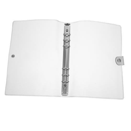 VILLFUL Schwarze Transparente PVC Nachfüllbare Ringbuchhülle für Lose Organisieren von Dokumenten Notizen und für Zuhause Büro und Schule von VILLFUL