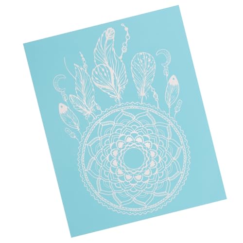 VILLFUL Selbstklebende Wiederverwendbare Siebdruckschablone aus Feinem Mesh für DIY Textil und Bastelmalerei Waschbar Langlebig und Präzise für Detailreiche Muster und Kreative Gestaltung VILLFUL Selbstklebende Wiederverwendbare Siebdruckschablone aus Feinem Mesh für DIY Textil und Bastelmalerei Waschbar Langlebig und Präzise für Detailreiche Muster und Kreative Gestaltung von VILLFUL