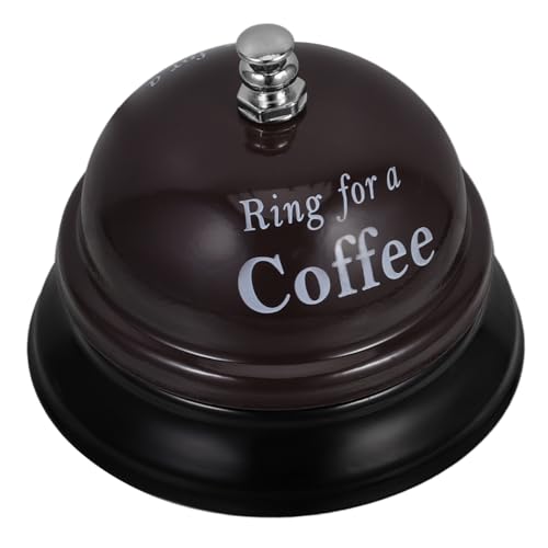 VILLFUL Serviceglocke aus Laute Anrufglocke für Restaurants Hotels und Elegante Tischklingel für Schnelle Unterstützung für Zuhause und Senioren Kaffeefarben VILLFUL Serviceglocke aus Laute Anrufglocke für Restaurants Hotels und Elegante Tischklingel für Schnelle Unterstützung für Zuhause und Senioren Kaffeefarben von VILLFUL