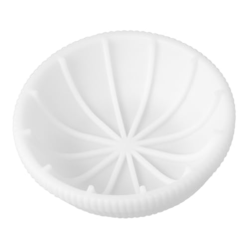VILLFUL Silikon-schüssel-gießform für Epoxidharz und Beton Flexible Antihaftbeschichtete Resin-mould mit Gestreiftem Design Wiederverwendbar für Kerzenhalter Schmuck von VILLFUL