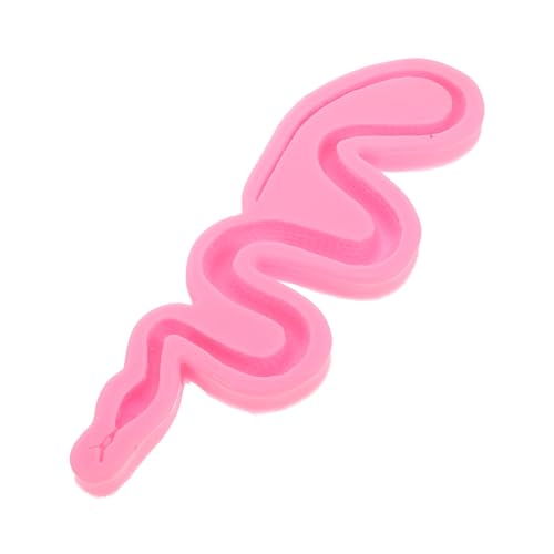 VILLFUL Silikonform Schlange für DIY Epoxidharz Schmuck Schlüsselanhänger Anhänger Gießen Langlebig Leicht zu Entformen Realistisch Detailgetreu Originelles Basteln von VILLFUL
