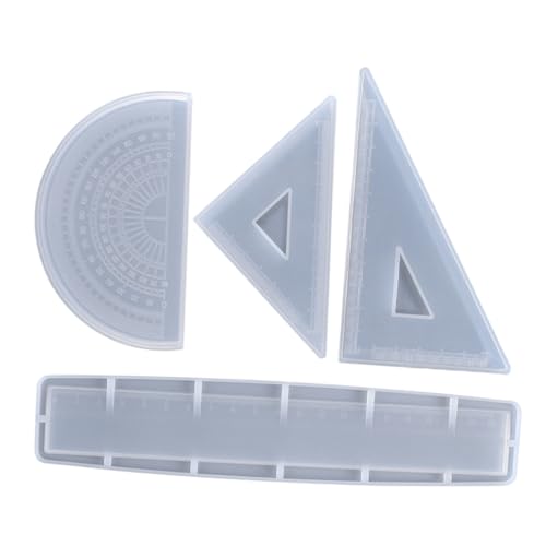 VILLFUL Silikonform für DIY Lineal Herstellung Präzise Messwerkzeuge Gießform und Ölbeständig Dreieck Form Gerades Lineal für Basteln VILLFUL Silikonform für DIY Lineal Herstellung Präzise Messwerkzeuge Gießform und Ölbeständig Dreieck Form Gerades Lineal für Basteln von VILLFUL