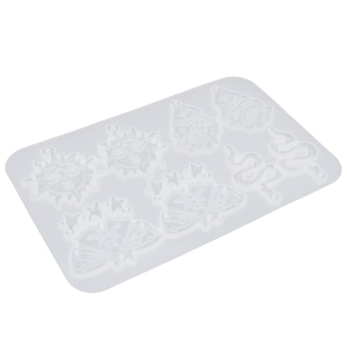 VILLFUL Silikonform für DIY Ohranhänger und Anhänger Flexible Wiederverwendbare Gießform mit Verschiedenen Lochformen Leicht zu Entformen für Schlüsselanhänger und Schmuckherstellung VILLFUL Silikonform für DIY Ohranhänger und Anhänger Flexible Wiederverwendbare Gießform mit Verschiedenen Lochformen Leicht zu Entformen für Schlüsselanhänger und Schmuckherstellung von VILLFUL