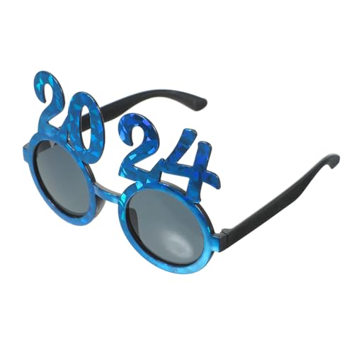 VILLFUL Silvester Partybrille aus Langlebigem Abs Leichte Auffällige Silvesterbrille als Foto-requisite und Dekoration Komfortabel für Erwachsene Wiederverwendbar Festival Accessoire von VILLFUL
