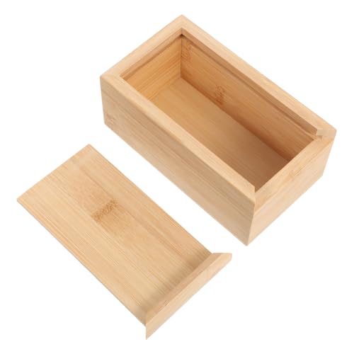 VILLFUL Solide Holz Aufbewahrungsbox mit Schiebedeckel Vielseitige Vintage Holztruhe für Schmuck Tee Dekoration und DIY Rustikales Kleine Rechteckige Schatulle von VILLFUL