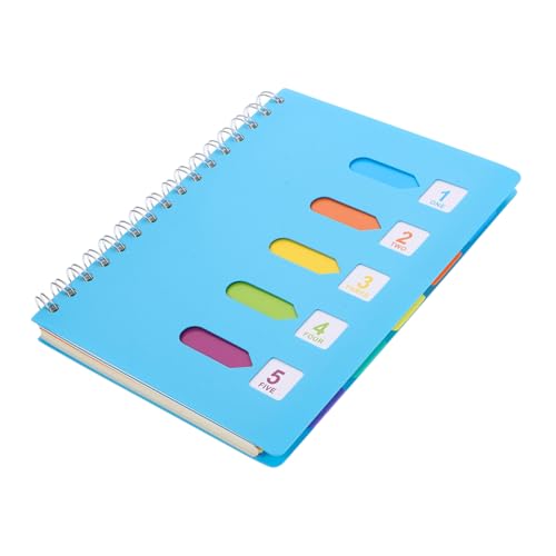 VILLFUL Spiral notizbuch mit Farbigem Index Robust Gebundenes Notizpad für Schule und Büro Vielseitig Einsetzbar für Notizen Journaling Aufgabenplanung Blaues Haushalts journal VILLFUL Spiral notizbuch mit Farbigem Index Robust Gebundenes Notizpad für Schule und Büro Vielseitig Einsetzbar für Notizen Journaling Aufgabenplanung Blaues Haushalts journal von VILLFUL