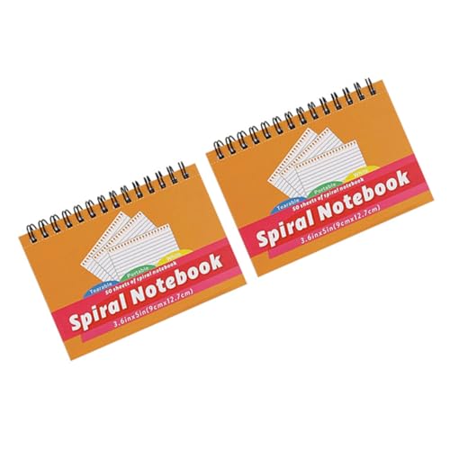 VILLFUL Spiralnotizbücher mit Farbiger Spirale Handliche Spiralnotizpads mit Dickem Papier Kleine Planungsblöcke für Büro und Notizen Praktische Indexkarten VILLFUL Spiralnotizbücher mit Farbiger Spirale Handliche Spiralnotizpads mit Dickem Papier Kleine Planungsblöcke für Büro und Notizen Praktische Indexkarten von VILLFUL