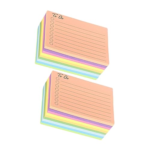 VILLFUL Tearable Memo Sticker Set Bunte Haftnotizen für Büro und Zuhause Selbstklebend für Erinnerungen Listen und Notizen Rückstandslos Abziehbar Stark Haftend von VILLFUL