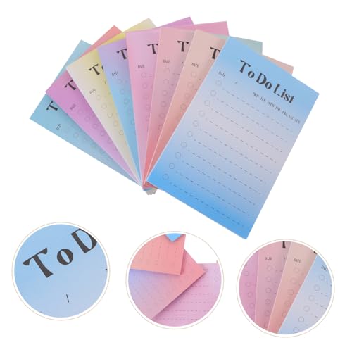 VILLFUL Teiliges Farbiger Selbstklebender Haftnotizen mit Fluoreszierendem Papier Stark Haftende Kompakte Memo Pads für Büro Schule Zuhause Praktische Tragbare Notizblöcke für Tägliche von VILLFUL