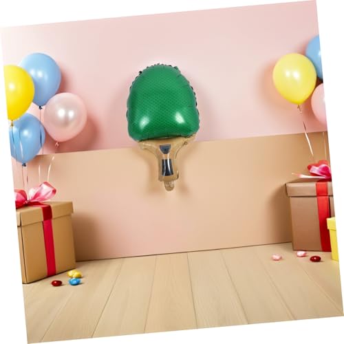 VILLFUL Teiliges Sports Ballons Tischtennis Dekoration Geburtstag Party Zubehör mit Grünen und Schwarzen Schläger Ballons für Männer Frauen Jungen Wettbewerbe von VILLFUL