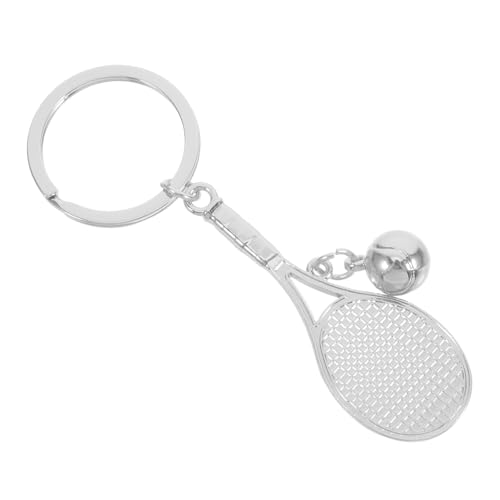 VILLFUL Tennis Schlüsselanhänger, Mini Tennisschläger Schlüsselanhänger, Tennisschläger Und Ball Schlüsselanhänger, Tennis Schlüsselanhänger, Tennis Liebhaber Schlüsselanhänger, Süßer von VILLFUL