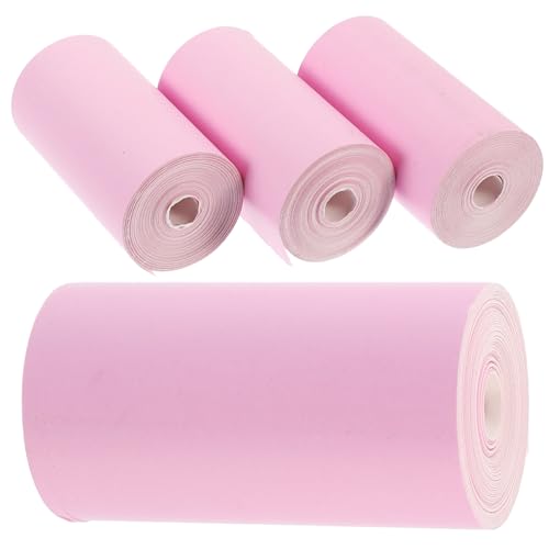 VILLFUL Thermodruckpapier 4 Rollen Papierrollen Zum Drucken Thermopapierrollen Für Thermodrucker von VILLFUL