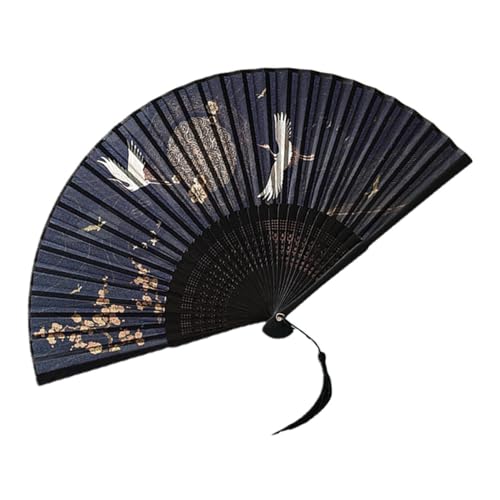 VILLFUL Traditioneller Chinesischer Handfächer Vintage Design mit Quaste Eleganter Faltfächer als für Tanz Party Bühnenauftritte VILLFUL Traditioneller Chinesischer Handfächer Vintage Design mit Quaste Eleganter Faltfächer als für Tanz Party Bühnenauftritte von VILLFUL