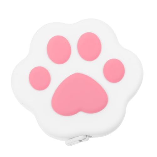 VILLFUL Tragbares Maßband Katzenpfote Design Flexibles Schneidermaßband mit Push Button Aufrollfunktion Doppelseitiges Maßband für Körper und Kleidungsmessung Leicht und Kompakt für VILLFUL Tragbares Maßband Katzenpfote Design Flexibles Schneidermaßband mit Push Button Aufrollfunktion Doppelseitiges Maßband für Körper und Kleidungsmessung Leicht und Kompakt für von VILLFUL