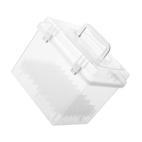 VILLFUL Transparente Markerbox mit Fächern Praktischer Stifthalter für Kunstbedarf Fächer Stabiler und Sicherer Organizer für Marker und Stifte Einfach zu Transportieren Lagern von VILLFUL
