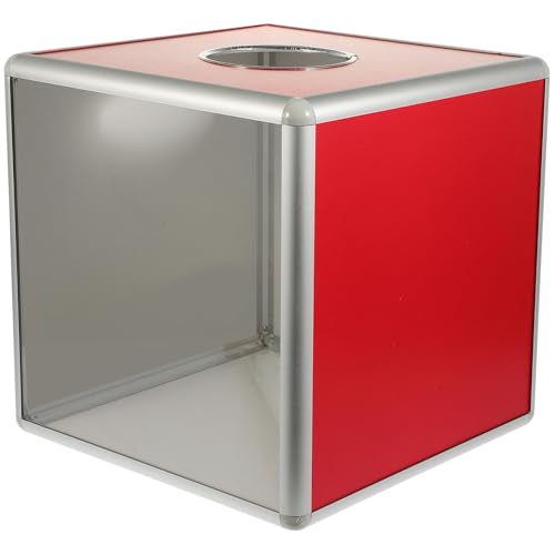 VILLFUL Transparente Multifunktionale Losbox aus Robustem mit Aluminiumrahmen Große Kapazität Sichere Spenden Gewinnspielbox für Veranstaltungen und Benefizaktionen Zufällige Farbe VILLFUL Transparente Multifunktionale Losbox aus Robustem mit Aluminiumrahmen Große Kapazität Sichere Spenden Gewinnspielbox für Veranstaltungen und Benefizaktionen Zufällige Farbe von VILLFUL