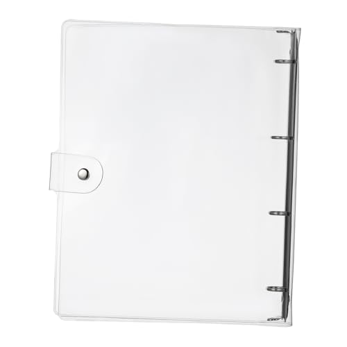 VILLFUL Transparente Notizbuchhülle aus Robustem Kunststoff Schützende Loseblatt Ringbuch Hülle Bürotaugliches Zubehör Praktischer und Langlebiger Ordner für Büro und Studium VILLFUL Transparente Notizbuchhülle aus Robustem Kunststoff Schützende Loseblatt Ringbuch Hülle Bürotaugliches Zubehör Praktischer und Langlebiger Ordner für Büro und Studium von VILLFUL
