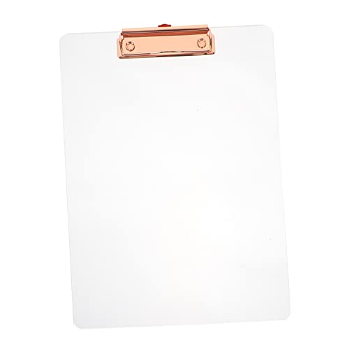 VILLFUL Transparentes Acryl Clipboard mit Glatter Schreibfläche Leichter und Robuster Schreibunterlage für Schule und Büro Multifunktionales Clipboard zur Sicheren Dokumentenablage und VILLFUL Transparentes Acryl Clipboard mit Glatter Schreibfläche Leichter und Robuster Schreibunterlage für Schule und Büro Multifunktionales Clipboard zur Sicheren Dokumentenablage und von VILLFUL