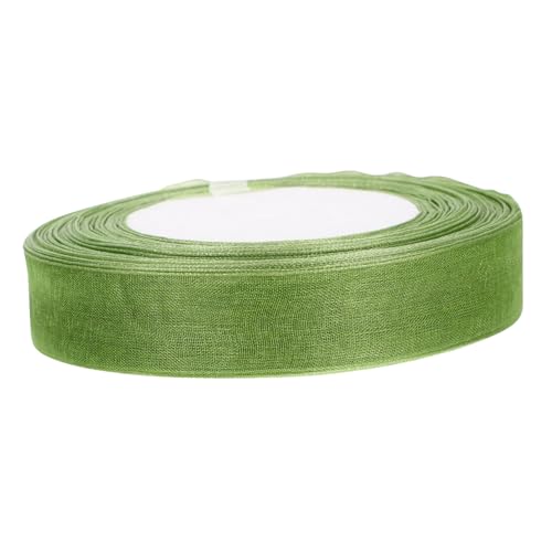 VILLFUL Tüllband Geschenkband Yards Rolle Dünnes Strapazierfähiges Chinlonband für Geschenkverpackung Basteln und Dekoration Farbintensiv Waschbar Festlich für Party und Feier von VILLFUL