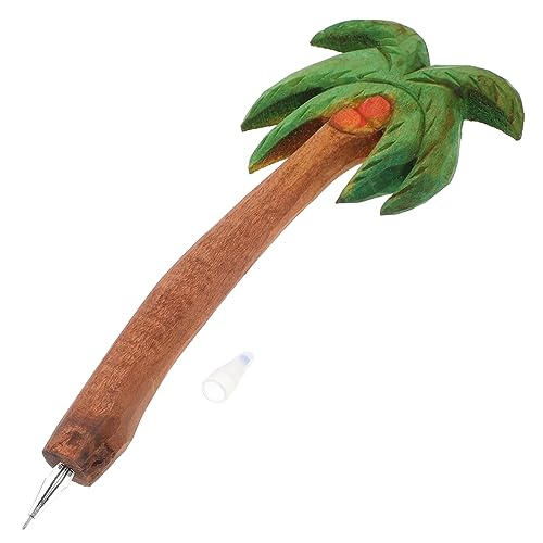 VILLFUL Vintage Kugelschreiber aus Nachhaltigem Kokosnuss Holz Langlebiger Holzkugelschreiber mit Angenehmem Griff für Schule Büro Schreiben und Kreative Notizen VILLFUL Vintage Kugelschreiber aus Nachhaltigem Kokosnuss Holz Langlebiger Holzkugelschreiber mit Angenehmem Griff für Schule Büro Schreiben und Kreative Notizen von VILLFUL