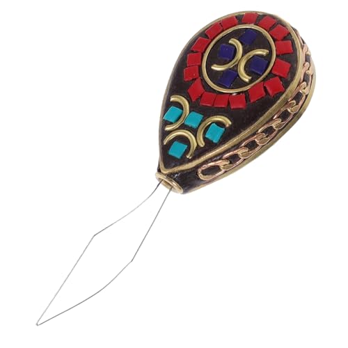 VILLFUL Vintage Nadel Einfädelhilfe für Handarbeiten Fadeneinfädler Werkzeug für Schmuckherstellung Armband Halskette DIY Stickerei und Stricken Kreatives Basteln von VILLFUL