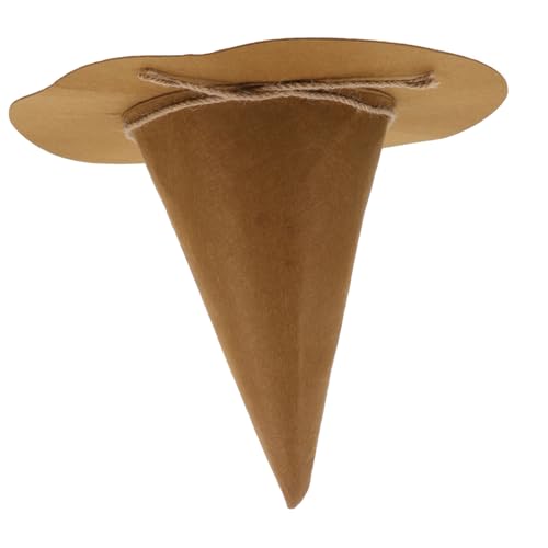 VILLFUL Halloween Vogelscheuchenhut Cosplay Spitzhut Party Dekoration Ornament Leicht Stabil von VILLFUL
