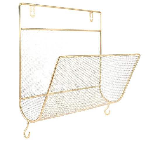 VILLFUL Wandhängendes Bücherregal Wand Zeitschriftenhalter Zeitschriftenhalter Wandhängender Aktenständer Wand Bücherständer Wandmontierter Zeitschriftenständer Wandmontierter von VILLFUL