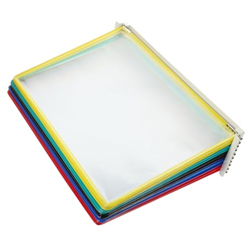VILLFUL Wandhänger Dokumentenhalter Farbig Wandmontage Leichter Langlebiger File Organizer für Büro Homeoffice Dekorativ und Einfach Zugänglich von VILLFUL