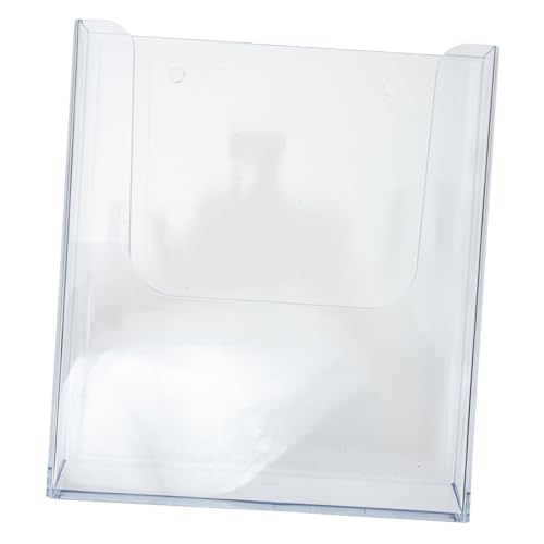 VILLFUL Wandhalterung Mail Organizer aus Acryl Transparent Stabiler Briefablage mit Vorgebohrten Löchern Platzsparend für Büro und Zuhause Multifunktionaler Dokumentenhalter von VILLFUL