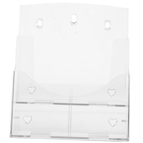 VILLFUL Wandmontierter Prospektspender aus Dokumentenhalter für Büro Vielseitiger Aktenordner Platzsparender Organizer für Flyer und Unterlagen Stabil und Zuverlässig VILLFUL Wandmontierter Prospektspender aus Dokumentenhalter für Büro Vielseitiger Aktenordner Platzsparender Organizer für Flyer und Unterlagen Stabil und Zuverlässig von VILLFUL