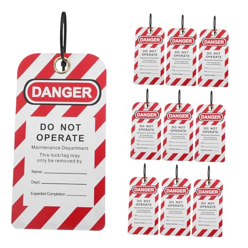 VILLFUL Warnetiketten Nicht Betreiben Sicherheitswarnung Tagout Etiketten für Geräte Kabelbinder für Industrie Lager und Baustellen VILLFUL Warnetiketten Nicht Betreiben Sicherheitswarnung Tagout Etiketten für Geräte Kabelbinder für Industrie Lager und Baustellen von VILLFUL