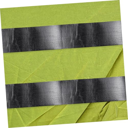 VILLFUL Wasserdichtes Reparaturband für Zelte und Planen Robustes Canvas Klebeband für Markisen Wohnmobilabdeckungen und Bootsplanen UV beständig Reißfest Wetterfest Schwarz von VILLFUL
