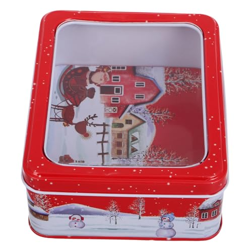 VILLFUL Weihnachtliche Keksdose aus Blech mit Deckel Aufbewahrungsbox für Kekse Süßigkeiten und Snacks Multifunktionale Geschenkverpackung im Festlichen Design Robust und Pflegeleicht für VILLFUL Weihnachtliche Keksdose aus Blech mit Deckel Aufbewahrungsbox für Kekse Süßigkeiten und Snacks Multifunktionale Geschenkverpackung im Festlichen Design Robust und Pflegeleicht für von VILLFUL