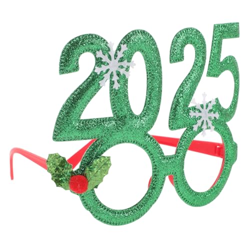 VILLFUL Weihnachtsbrillen Haarreifen Grüne Xmas Eyeglasses Frames Party Silvester Jahr Silvester Party Foto Requisiten Frohes Neues Jahr Accessoire VILLFUL Weihnachtsbrillen Haarreifen Grüne Xmas Eyeglasses Frames Party Silvester Jahr Silvester Party Foto Requisiten Frohes Neues Jahr Accessoire von VILLFUL
